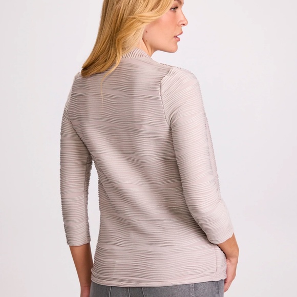 Laura Fooler Jacquard Top NWT - Picture 5 of 10